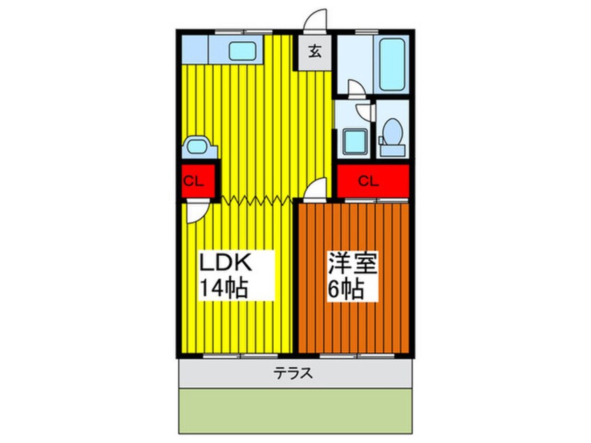 間取図 シティーハイムファミーユ