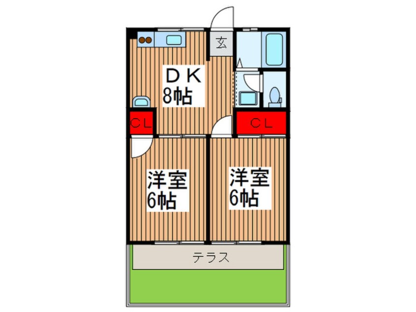 間取図 シティーハイムファミーユ