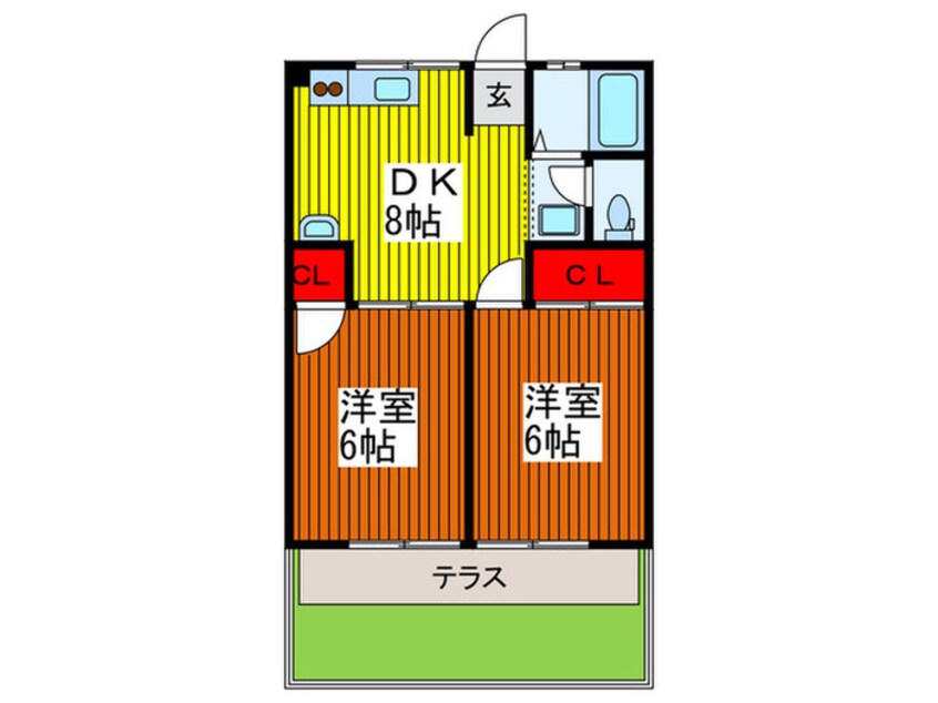 間取図 シティーハイムファミーユ