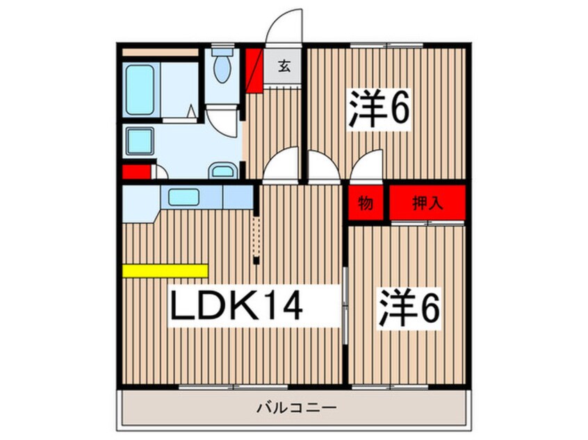 間取図 メゾン中村