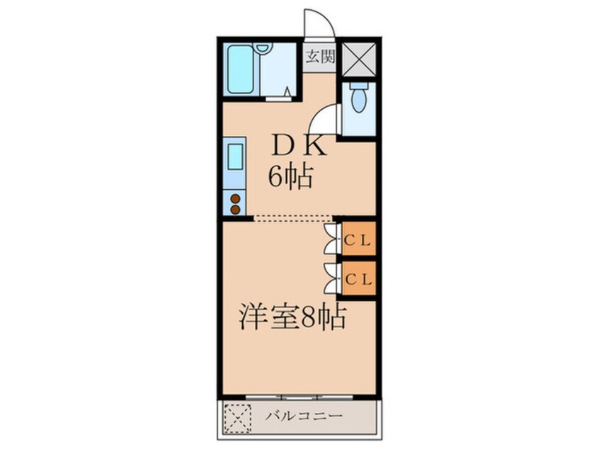 間取図 スタ－ハイツ