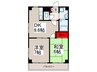 プロフィットリンク竹ノ塚 2DKの間取り