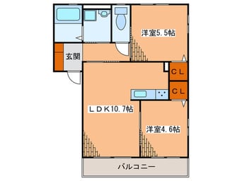 間取図 レジデンス・ハラⅢ