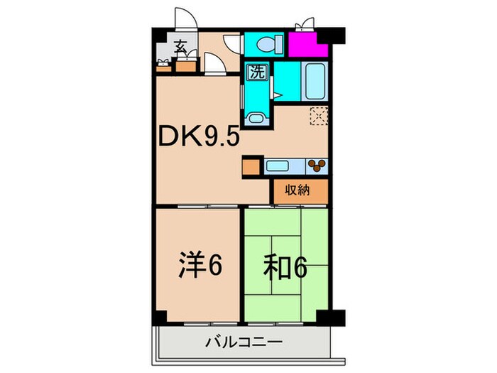 間取り図 エトワ－レオト－ル鷺沼