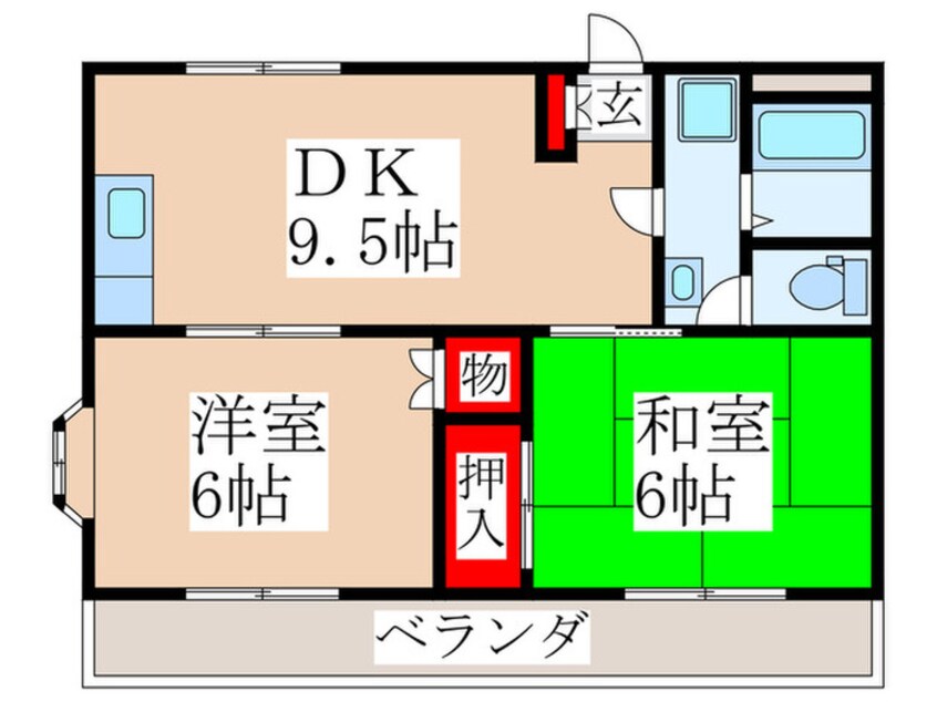 間取図 リバーサイド秋葉