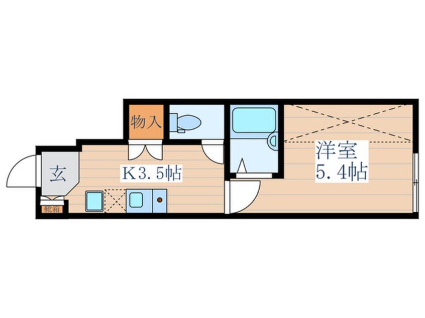 間取図 サンコート小金井本町1号館