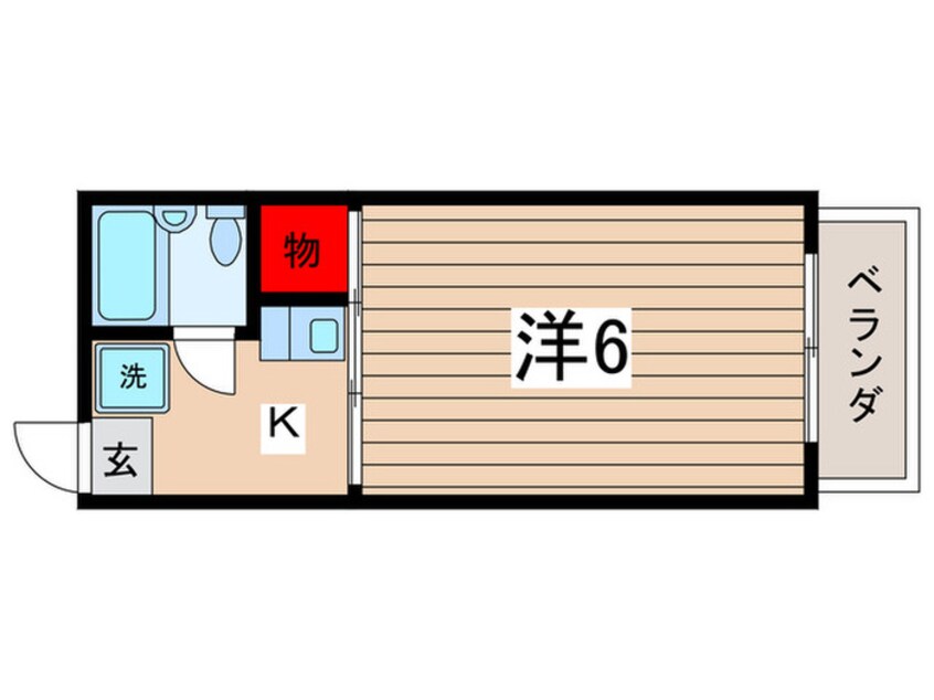 間取図 カピースハイツ Ａ棟