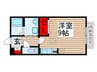 プレジ－ルⅢ 1Rの間取り
