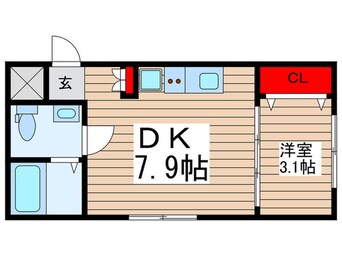 間取図 グラウンデュークス西大島