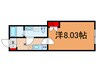 ラシクラス練馬プレミア 1Kの間取り