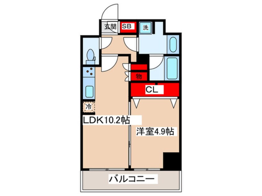 間取図 ARCOBALENO KINSHICHO