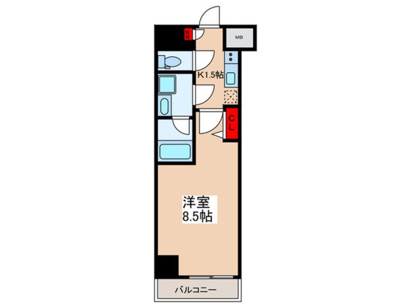 間取図 ARCOBALENO KINSHICHO