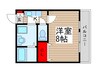 クレフラスト松戸吉井町B棟 1Kの間取り