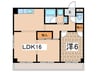 ダイメイビル 1LDKの間取り