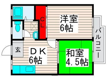 間取図 ハイツ吉沢１