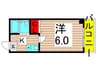 アメニティー中川 1Kの間取り