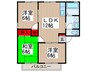 ﾊﾟﾅｻﾝﾋﾞｭ-ﾊｲﾂ 3LDKの間取り