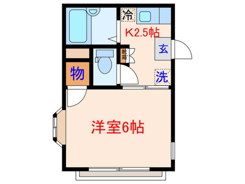 間取図 ボンヌシャンス日吉