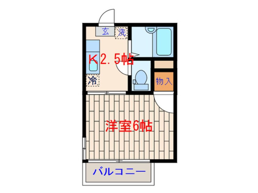 間取図 ボンヌシャンス日吉