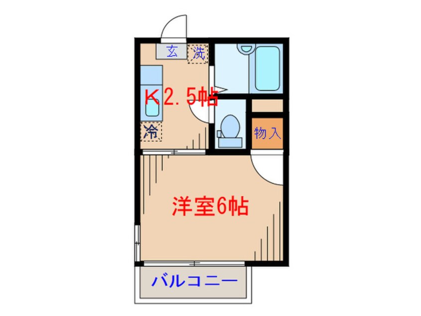 間取図 ボンヌシャンス日吉