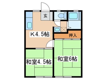 間取図 柚ノ木ハイツ