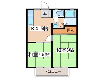 間取図 柚ノ木ハイツ