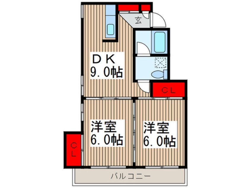 間取図 コ－ポかくれみの