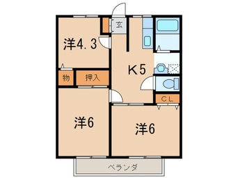 間取図 スプリングピアＦ