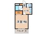 ウエストヴィレッジ１４ 1Kの間取り