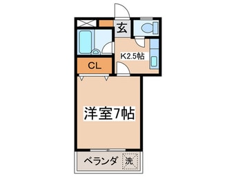 間取図 ウエストヴィレッジ１４