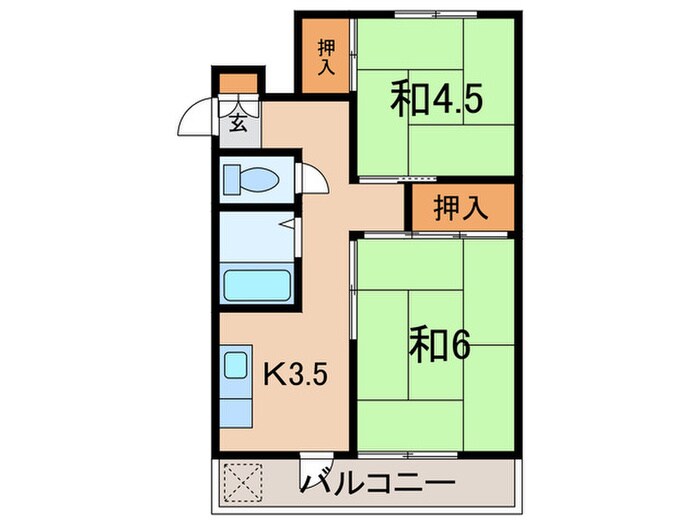 間取り図 錦荘