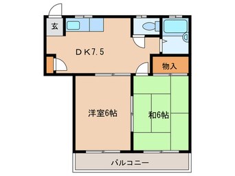 間取図 ソワ―ル豊嶋