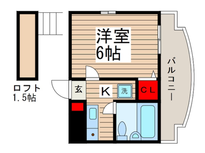 間取図 ジュネパレス長谷川