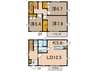 大久保貸家 3LDKの間取り
