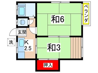 間取図 横田荘