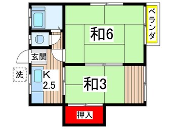 間取図 横田荘