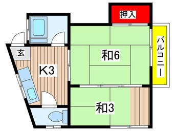 間取図 横田荘