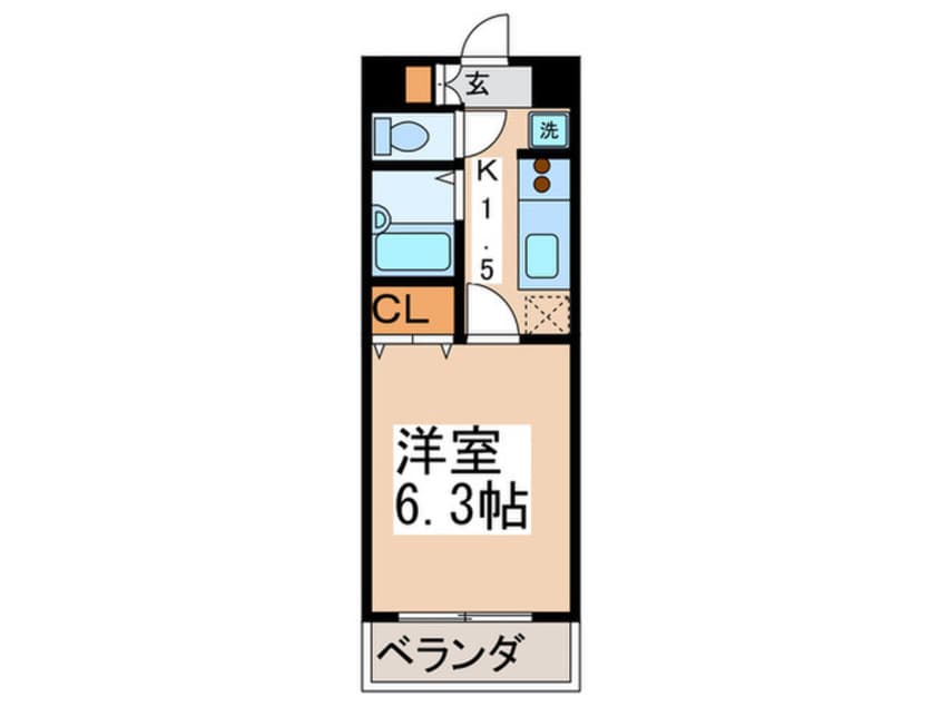 間取図 ドミ－ル聖蹟桜ヶ丘