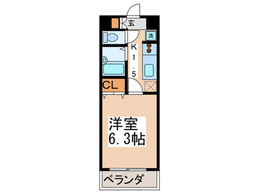 間取図 ドミ－ル聖蹟桜ヶ丘