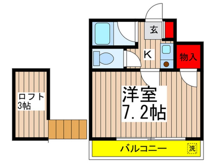 間取図 グリ－ンタ－フ・セゾン