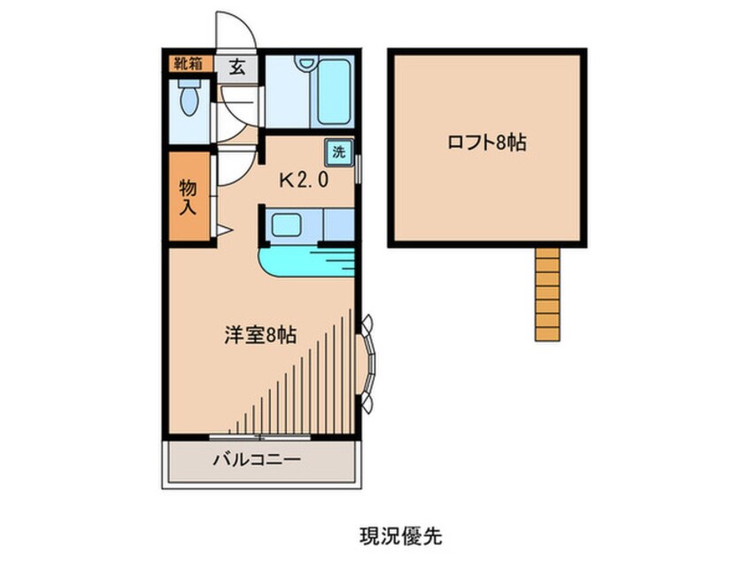 間取図 グランヒルズ・Ｂ