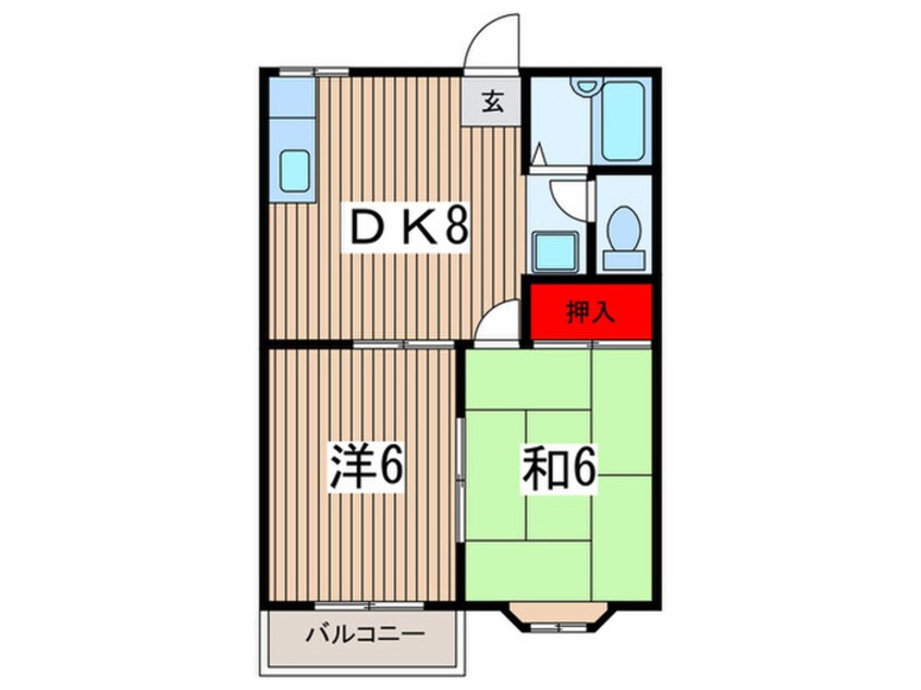 間取図 パーク武蔵野