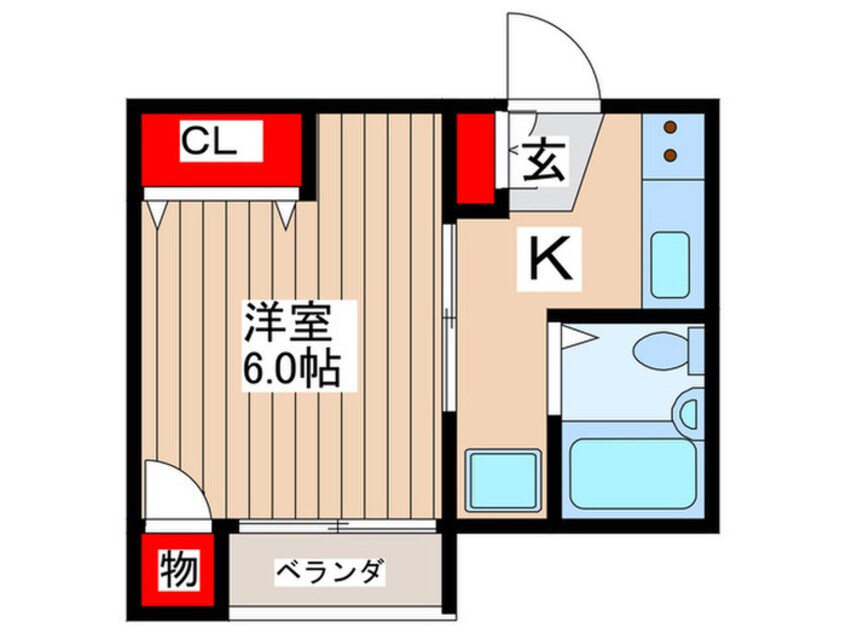 間取図 カ－サ・マァドレ－