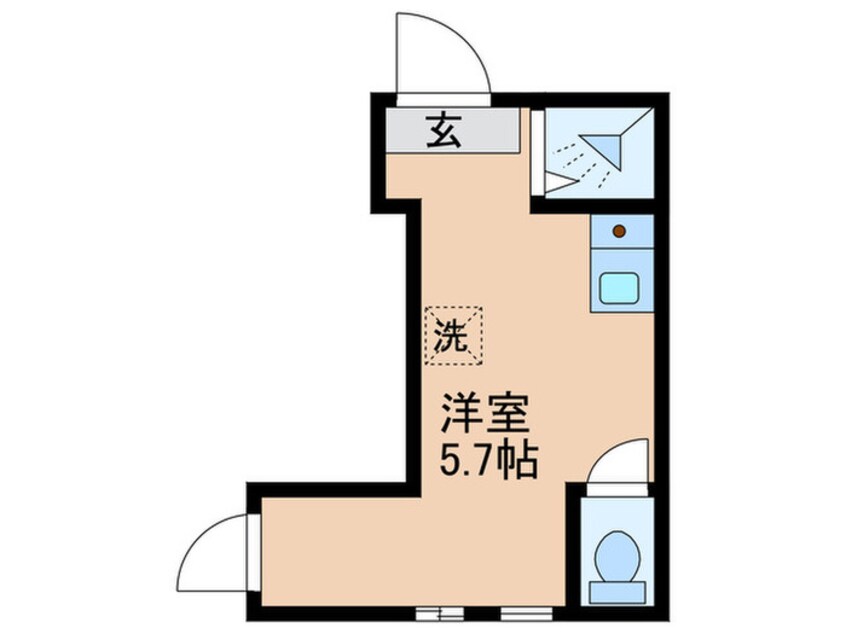 間取図 アーバンプレイス早稲田コアＢ