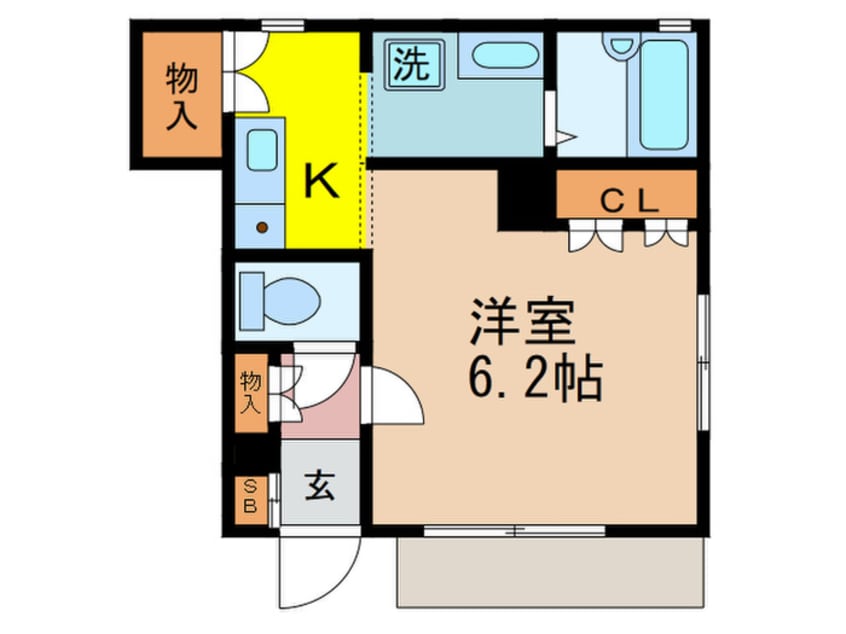 間取図 サクシード　エフ･エフ･エフ