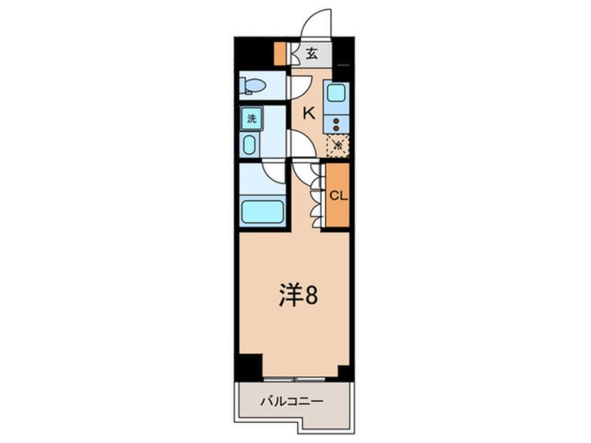 間取図 ルーブル横濱矢向