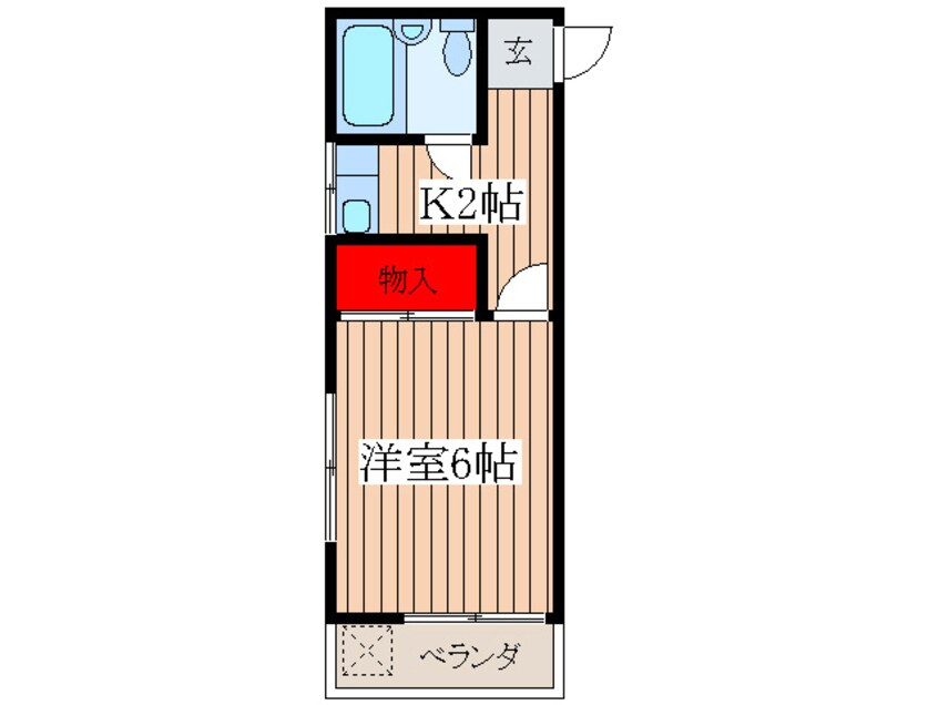 間取図 コ－ポ桂