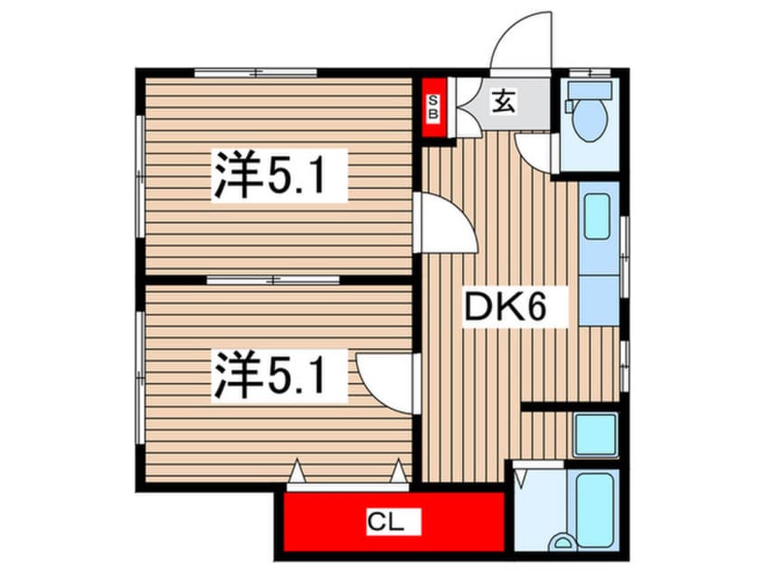 間取図 イーストセブン・アネックス