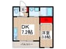 ビューノ浦和 1DKの間取り
