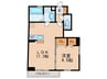Casa Con Patio 1LDKの間取り